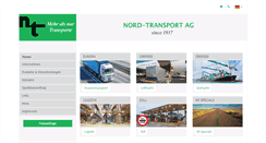 Desktop Screenshot of nordtransport.ch